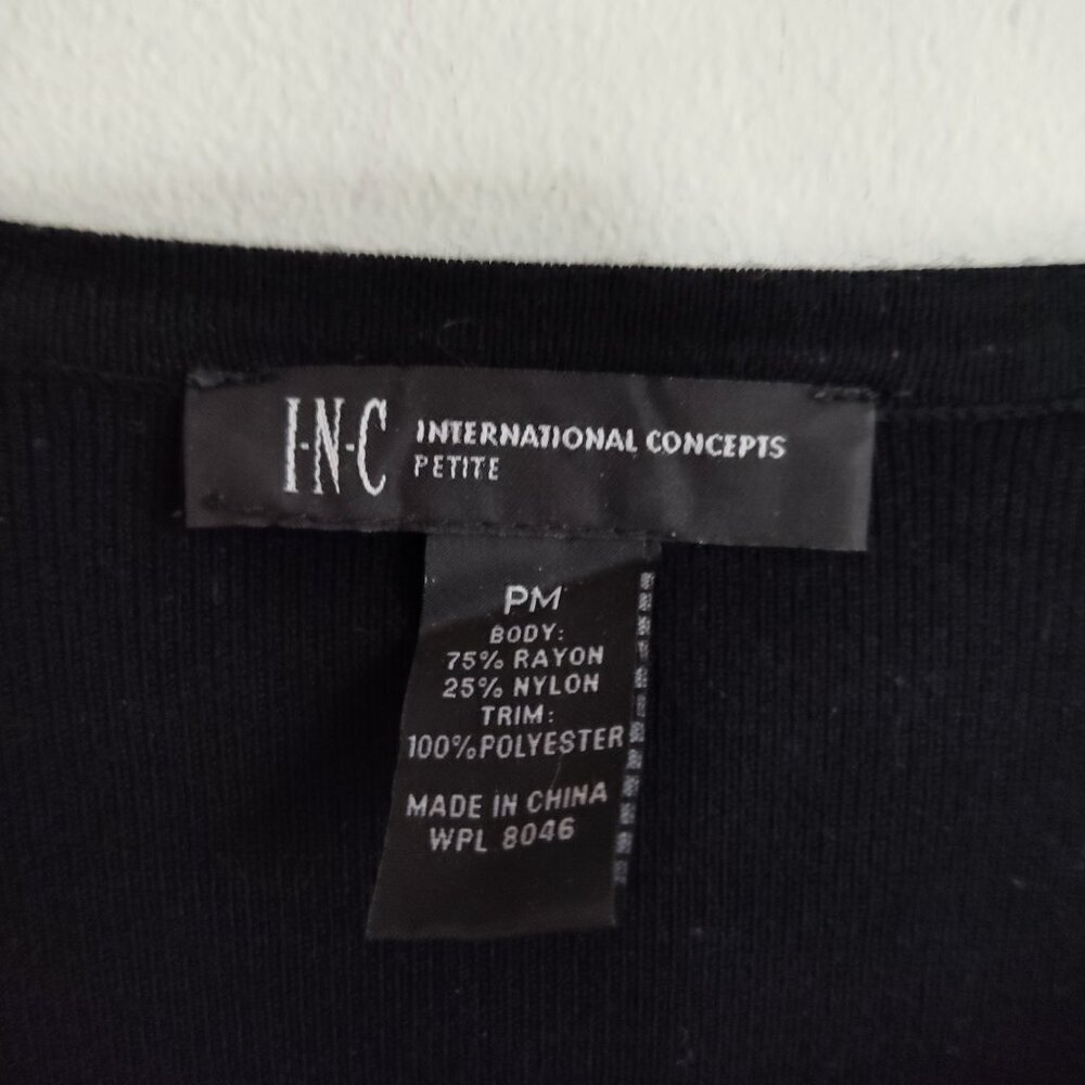 Inc Black Polka-Dot Sweater - Picture 3 of 3
